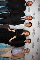 los angeles, 11 de janeiro - loren bouchard, john roberts, dan mintz, kristen schaal, eugene mirman, jim dauterive chega à festa de inverno fox tca 2011 no villa sorriso em 11 de janeiro de 2010 em pasadena, ca foto