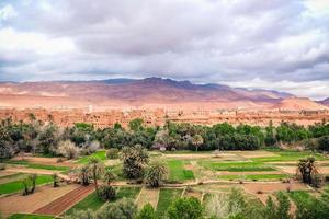 paisagem da cidade de tinghir foto