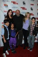 los angeles, 15 de fevereiro - skai jackson, debby ryan, karman brar, peyton list, cameron boyce chega na estréia do radio rebel telefilm no amc citywalk stadium 19 em 15 de fevereiro de 2012 em los angeles, ca foto