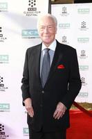 los angeles, 26 de março - christopher plummer no festival de cinema clássico 2015 tcm noite de gala de abertura do 50º aniversário exibição do som da música no teatro chinês tcl em 26 de março de 2015 em los angeles, ca foto