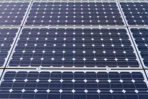 painéis solares para energia elétrica foto