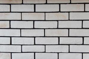 parede de tijolos brancos