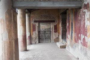 o famoso local antigo de pompéia, perto de nápoles, na itália