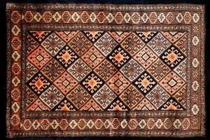 textura do tapete persa