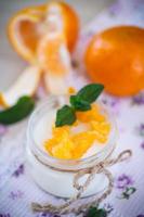 iogurte com tangerina foto