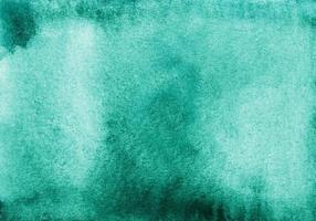 textura de fundo verde mar escuro em aquarela. pano de fundo esmeralda abstrato aquarelle. foto