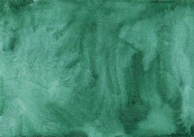 textura de fundo verde mar escuro em aquarela. pano de fundo abstrato aquarela. foto