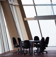 vista da sala de reunião foto