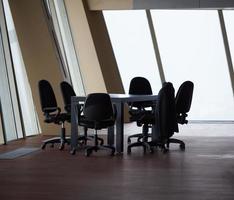 vista da sala de reunião foto