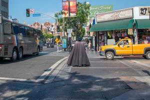 los angeles, eua - 1 de agosto de 2014 - pessoas e máscara de filme na calçada da fama foto