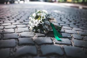 buquê de flores de casamento foto