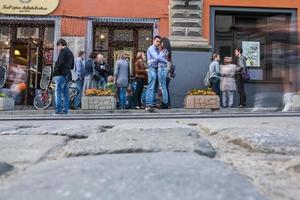 casal na cidade foto