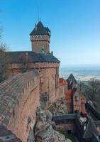 chateau du haut-koenigsbourg, haut-rhin, frança, 2017 foto