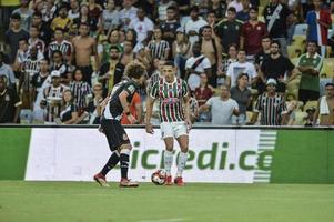 rio, brasil - 30 de março de 2018 - jogador gilberto em partida entre fluminense e vasco pela semifinal do campeonato carioca no estádio do maracana foto