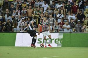 rio, brasil - 30 de março de 2018 - jogador gilberto em partida entre fluminense e vasco pela semifinal do campeonato carioca no estádio do maracana foto