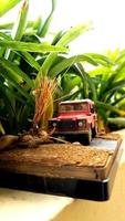 Land Rover Defender miniaturas de diorama foto