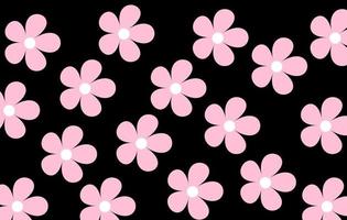 padrão sem emenda com flores cor de rosa foto