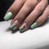 design multicolorido brilhante de manicure. foto