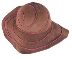 chapéu de feltro de aba larga marrom foto