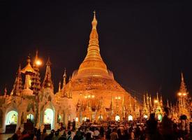 Shwedagon pagoda myanmar foto