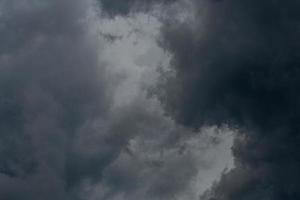 fundo de quadro completo de nuvens de tempestade cinzentas abstratas foto