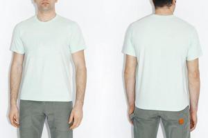 camisetas masculinas. modelo de projeto. foto