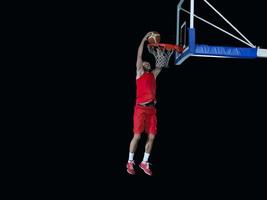 jogador de basquete em ação foto