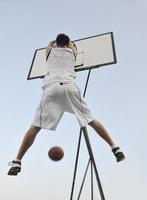 visão de jogador de basquete foto