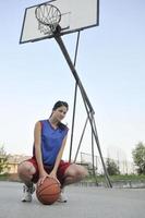 visão de jogador de basquete foto