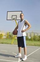 visão de jogador de basquete foto