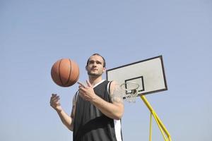 visão de jogador de basquete foto