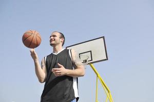 visão de jogador de basquete foto