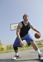 visão de jogador de basquete foto