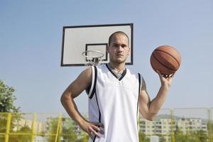 visão de jogador de basquete foto