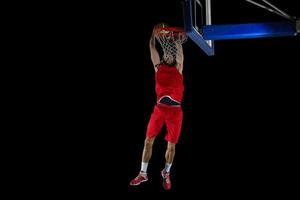 jogador de basquete em ação foto