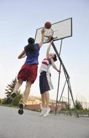 visão de jogador de basquete foto