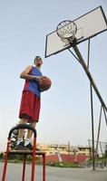 visão de jogador de basquete foto