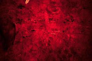 fundo de textura de cimento de concreto de parede de grunge vermelho escuro assustador foto
