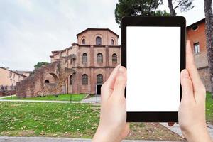 fotografias turísticas basílica de san vitale em ravenna foto