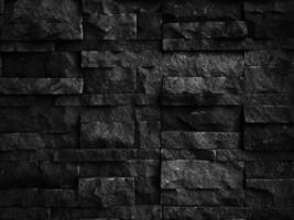 fundo de textura de parede de tijolo escuro. papel de parede vintage foto