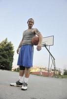 visão de jogador de basquete foto