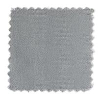 amostras de tecido cinza isoladas no fundo branco foto
