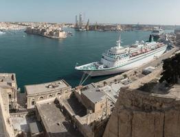 Porto de Valletta em Malta foto