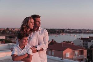 férias relaxantes em família foto