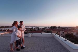 férias relaxantes em família foto