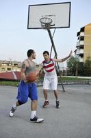 visão de jogador de basquete foto