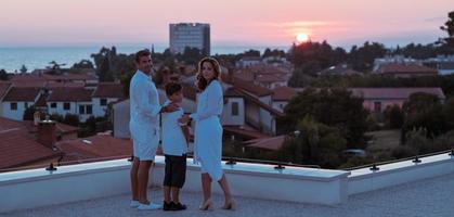 férias relaxantes em família foto