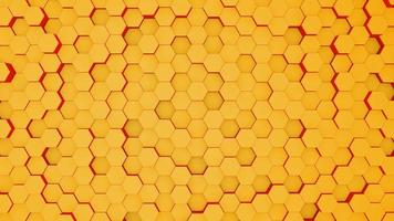 fundo amarelo hexágono. conceito de favo de mel. foto