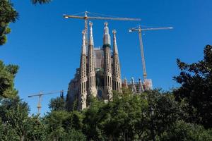 barcelona, espanha, 2022 - la sagrada familia foto