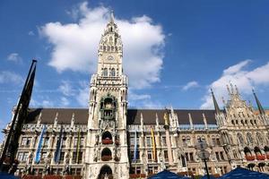 vista da munchen marienplatz foto